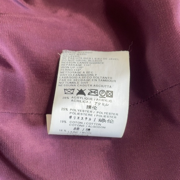 Sinequanone Burgundy Tweed Jacket NWOT - Picture 11 of 11